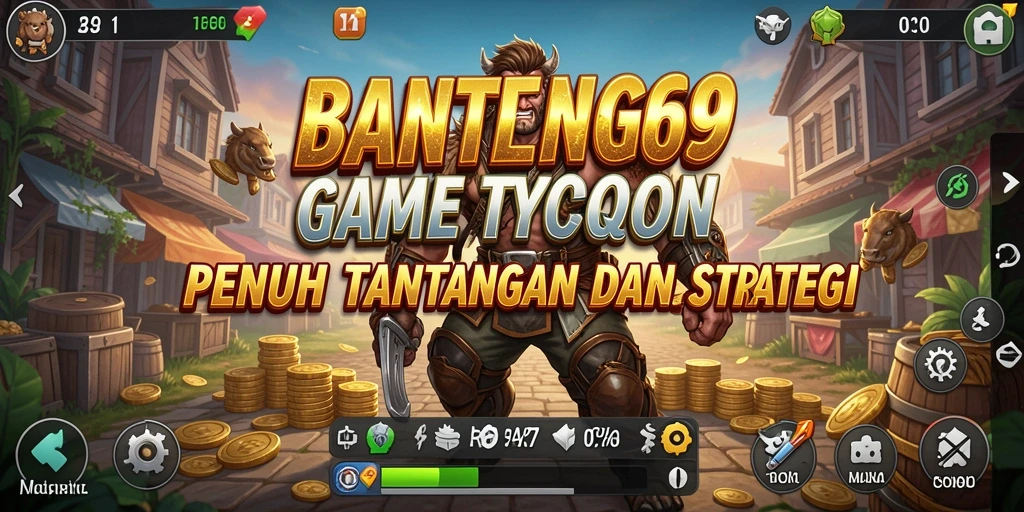 Tampilan gameplay BANTENG69 yang menantang dan strategis.
