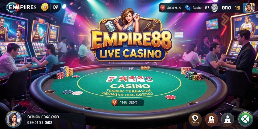 Tampilan gameplay Live Casino seru yang mengasyikkan.