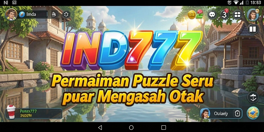 Screenshot IND777 menunjukkan gameplay Puzzle yang menarik.