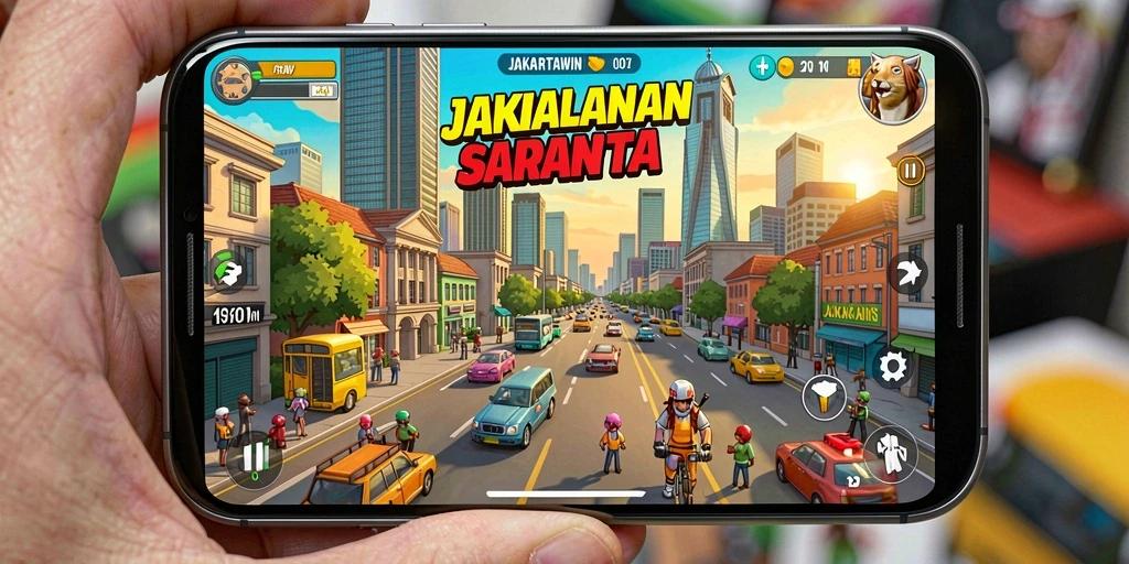 Gameplay menegangkan dengan keindahan Jakarta sebagai latar belakang.