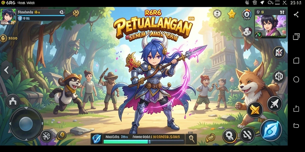 Tampilan gameplay R6R6 yang mengasyikkan di dunia Anime.