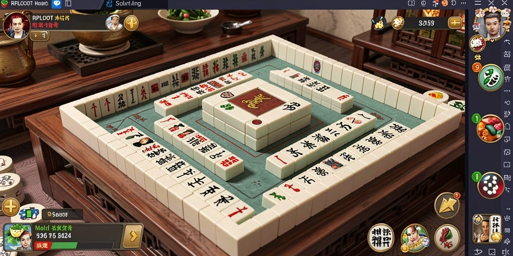 Menampilkan gameplay seru dalam RPLOOT dengan elemen Mahjong.
