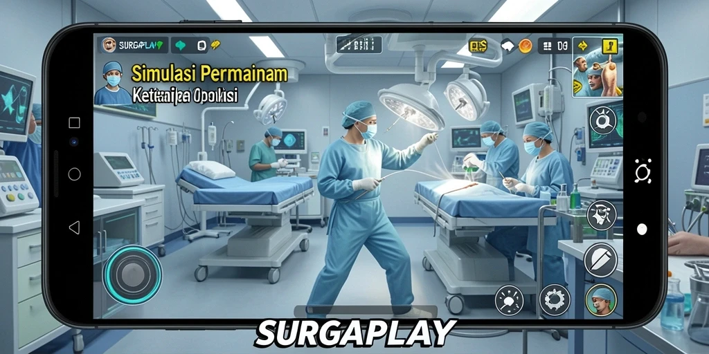 Tampilan gameplay SURGAPLAY yang mendebarkan dan mendidik.